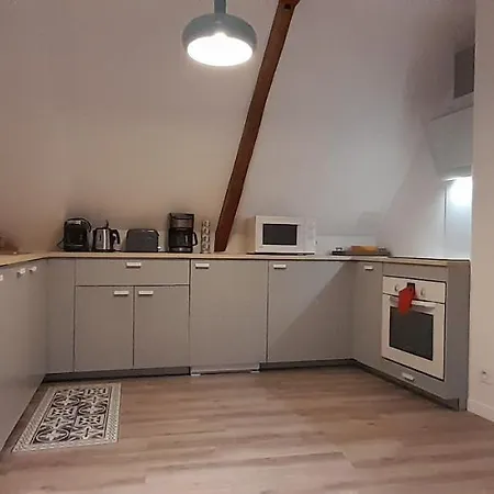 Appartement Dans Maison De 1789 Au Centre De Vitre Buitenkant foto